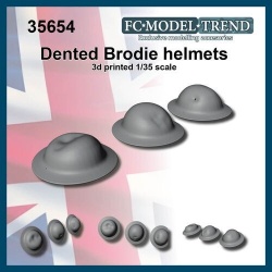 FC MODEL TREND 35915, UK dented helmet, 3d printed, 1/35