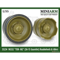 MINIARM, 1/35, B35234, Road Wheels set&Idler wheel 9K332 ''TOR'' M2 Air Def.Sys.