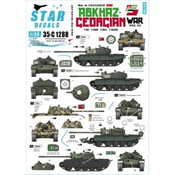 Star Decals, 35-C1288 DECAL FOR War in Caucasus NO 2, SCALE 1/35