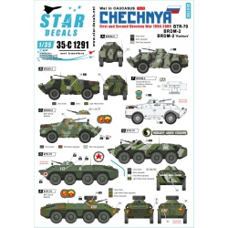 Star Decals, 35-C1288 DECAL FOR War in Caucasus NO 2, SCALE 1/35