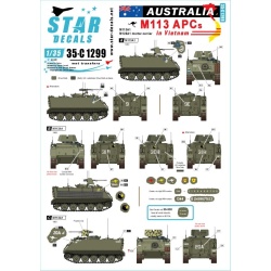 Star Decals, 35-C1299 DECAL FOR Australia in Vietnam NO 2, SCALE 1/35