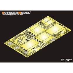 PE for WWII German King Tiger Fenders early type, (FOR TRUMPETER) , 16007 VOYAGERMODEL 1/16