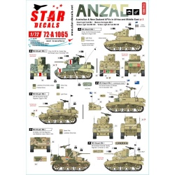 Star Decals, 72-A1065, New Zealand and Australian tanks and AFVs in Africa, 1/72