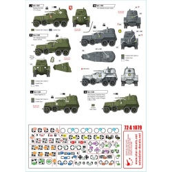Star Decals 72-A1079, BA-10M and BA-20M. Soviet armored cars in Foreign se, 1/72