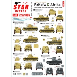 Star Decals 72-A1085, Panzer in the Desert NO 2. PzKpfw I Ausf B, Kleiner P ,1/72