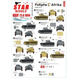 Star Decals 72-A1084, Panzer in the Desert NO 1. PzKpfw I Ausf A in N.Africa ,1/72