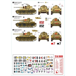 Star Decals 72-A1089, Panzer in the Desert NO 6. PzKpfw IV Ausf F2 , D/E/F1, 1/72