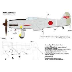 Wolfpack WD32002, Flying Swallows Pt.2 - Kawasaki Ki61-I Hien (DECAL SET), SCALE 1/32