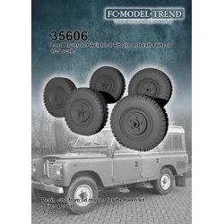 35606 3Dd printed Land Rover weighted wheels, SCALE 1:35 FC MODEL TREND