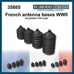 FC MODEL TREND 35885 , French WWII tanks antenna bases, 3d printed, 1/35