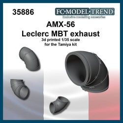 FC MODEL TREND 35886, AMX-56 Leclerc, exhaust, 3d printed, 1/35