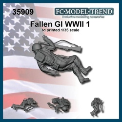 FC MODEL TREND 35909, Fallen GI USA WWII, 3d printed , 1/35