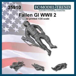 FC MODEL TREND 35910, Fallen GI USA WWII, 3d printed , 1/35