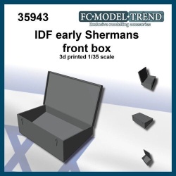 FC MODEL TREND 35943, IDF early Shermans front box 3d printed, SCALE 1/35