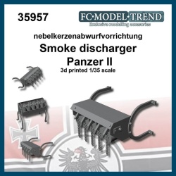 FC MODEL TREND 35957, Smoke discharger for Panzer II 3d printed, 1/35