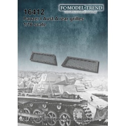 FC MODEL TREND 16412 Panzer I Ausf.A rear meshes3d printed for TAKOM, 1/16 Scale