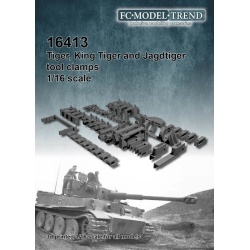 FC MODEL TREND 16413, Tiger, King Tiger,Jagdtiger, tool clamps 3d printed, 1/16