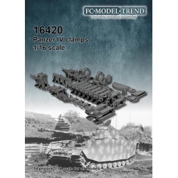 FC MODEL TREND 16420, Panzer IV tool clamps 3d printed for ALL kits, 1/16 SCALE