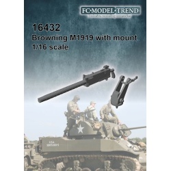 FC MODEL TREND 16432, Browning M1919 with mount 3d printed , 1/16 SCALE