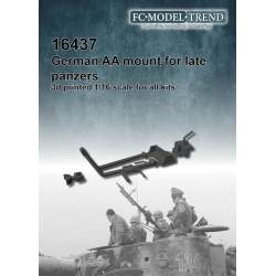 FC MODEL TREND 16437, AA mount for MG-34 3d printed for ALL kits, 1/16 SCALE