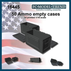 FC MODEL TREND 16445, ´50 ammo empty cases (2ea), 3d printed for ALL kits, 1/16