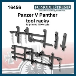 FC MODEL TREND 16456, Panther tool racks, 3d printed for ALL kits, 1/16