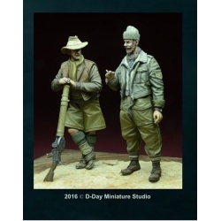 D-Day Miniature, 35061 – LRDG Soldiers (2 FIGURES) , SCALE 1/35,