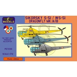 Sikorsky S-51/WS-51 Dragonfly Holland, Yugoslavia, Italy , LF MODELS, 7230, SCALE 1/72