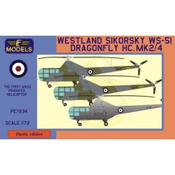 Westland Sikorsky WS-51 Dragonfly HC.Mk.2/4, LF MODELS, 7234, SCALE 1/72
