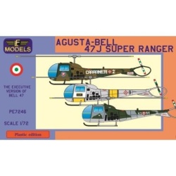 Augusta-Bell 47J Super Ranger - Plastic Model Kit, PE7246 , LF MODELS, 1:72