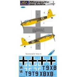 Mosquito over Rechlin - DECAL SET, LFC4858, LF MODELS, SCALE 1:48