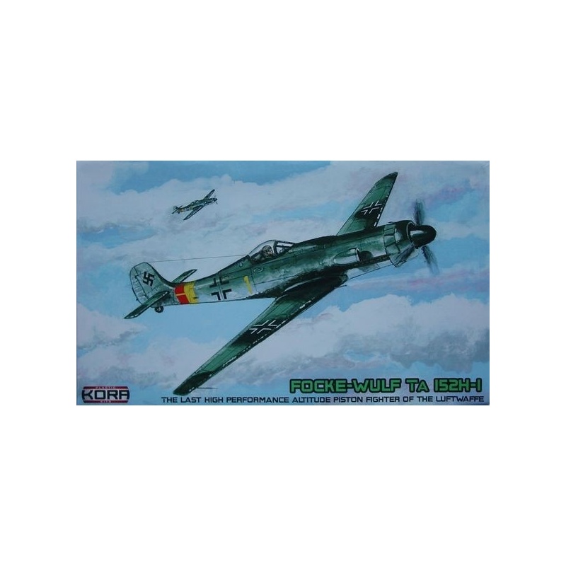 Focke-Wulf Ta-152H-0 "JG 301" - Plastic Model Kit, KPK7202, KORA MODELS, 1:72