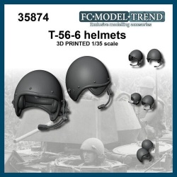FC MODEL TREND 35874, US tank crew helmet T-56-6, 3d printed, 1/35