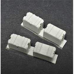 RE35-689 US wood ammo boxes for 81mm mortar (12pcs), PANZER ART, 1:35