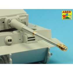 ABER 35L-238, BARREL 88mm for GERMAN TIGER I Ausf E Late - for TRUMPETER, 1:35