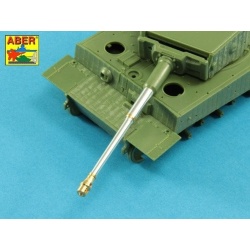 U.S. 76 mm M1A2 barrel with thread protector for Sherman M4 series tanks, ABER 48L-26,1:48