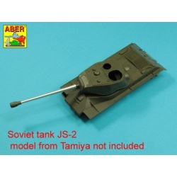 Russian 122 mm D-25T tank barrel for IS-2 (FOR TAMIYA), ABER 48L-40, SCALE 1:48