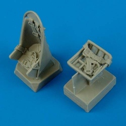 QUICKBOOST QB48499, Ju 87B Stuka seats with safety belts (FOR HAS), SCALE 1/48
