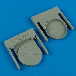 QUICKBOOST QB48516, MiG-29A Fulcrum exhaust covers (for GWH) , SCALE 1/48