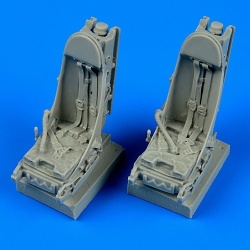 QUICKBOOST QB48628, A-37 Dragonfly ejection seats with belts (for Trumpet), 1/48