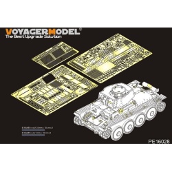 PE for WWII German Pz.Kpfw.38(t) Ausf.E/F Basic Upgrade Set(For Panda hobby 16001), 16028 VOYAGERMODEL 1/16