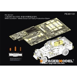 PE for WWII US M3A1 "White Scout Car"Early Production Basic （For TAMIYA 35363),  351131 VOYAGERMODEL 1/35