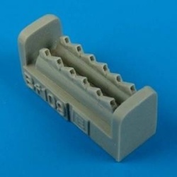Quickboost 72 399, Bf 109 E exhaust (for Airfix) , SCALE 1/72