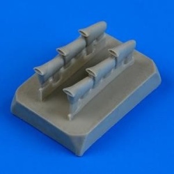 Quickboost 72 483, Defiant Mk.I exhaust - fishtail (for Airfix), SCALE 1/72