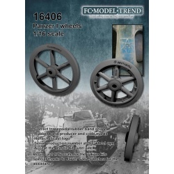 FC MODEL TREND 16406, Panzer I Ausf.A wheels Resin cast for Takom/AMMO kit, 1/16