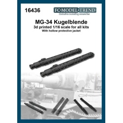 FC MODEL TREND 16436, MG-34 Kugelblende 3d printed , 1/16 SCALE