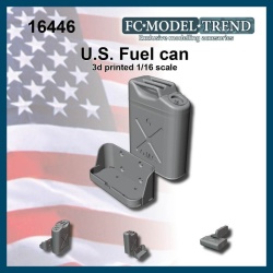 FC MODEL TREND 16446 , U.S. fuel can with holder, 3d printed for ALL kits, 1/16