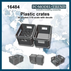 FC MODEL TREND 16484, Plastic crates, 3d printed with decals, 1/16