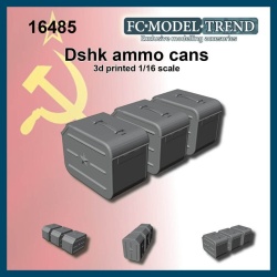 FC MODEL TREND 16485, Soviet heavy MG DshK ammo containers , 3d printed, 1/16