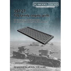FC MODEL TREND 35727, T-26 rear grille, 3d printed for all kits, 1/35